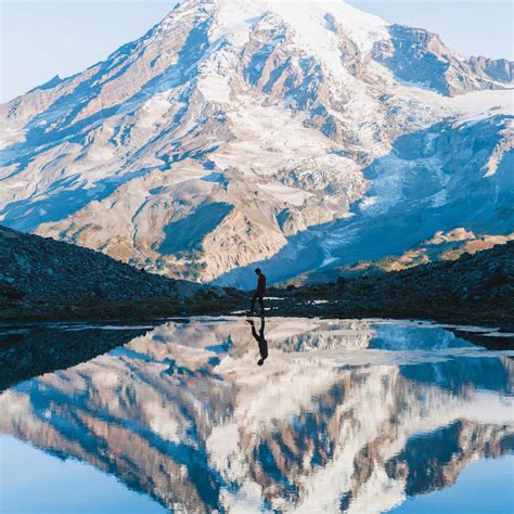 Download wallpaper 2780x2780 mountain, silhouette, reflection, sky ...