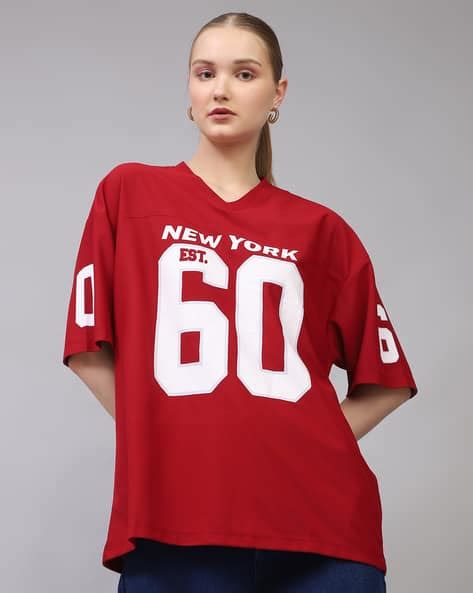 Buy Maroon Tshirts for Women by Shein Online | sheinindia.in