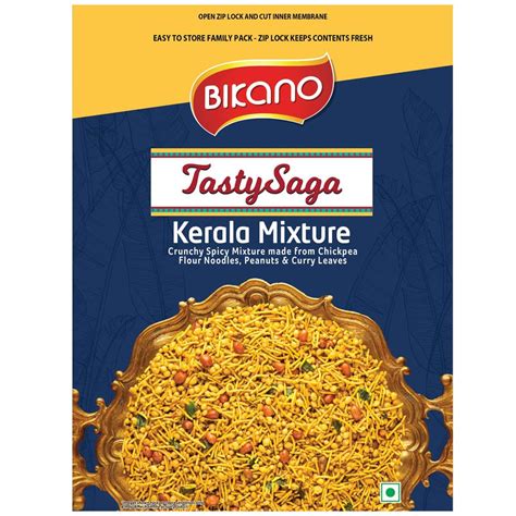 Bikano Kerala Mixture 200g Crunchy and Spicy Mixture Namkeen : Amazon ...