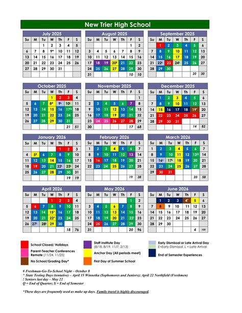 New Trier Calendar 25-26 [PDF] revised - EduCounty