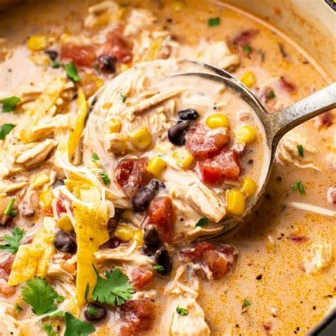 Easy Chicken Taco Soup Recipe - What To Cook