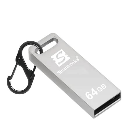 Simmtronics 64 GB Pendrive USB 2.0 Flash Drive Full Metal Body with ...