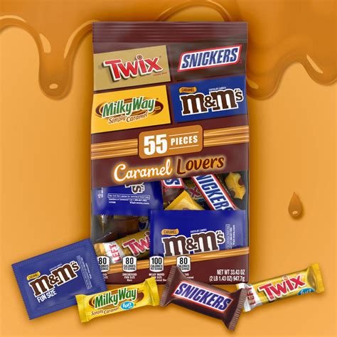 Buy SNICKERS, M&M'S Caramel, TWIX & MILKY WAY Caramel Variety Pack Fun ...