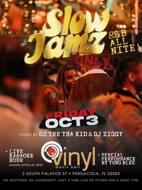 Slow Jamz Only Friday October 3rd w/ Yung Bleu , Vinyl Music Hall ...