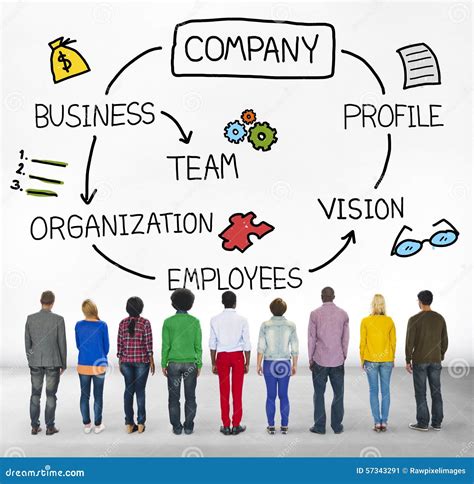 Company Organization Employees Group Corporate Concept Stock Photo - Image: 57343291