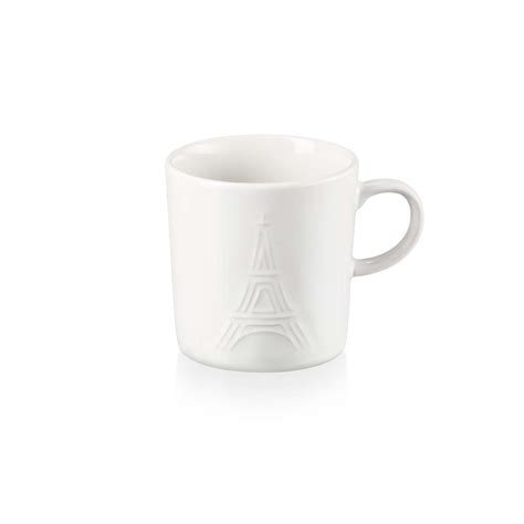 Le Creuset Stoneware Eiffel Tower Mug 350ml White | Crate and Barrel KSA