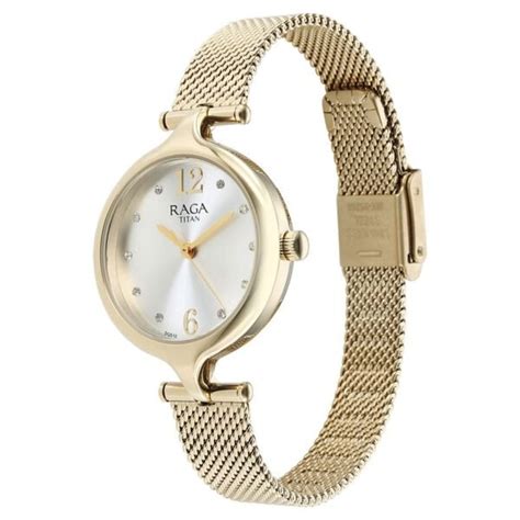 Titan Raga Showstopper Quartz Analog Silver Dial Women Watch 95268YM01 ...