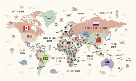 National Geographic World Map for Kids 的图像结果