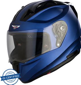 Steelbird SA-1 7Wings Aeronautics Full Face Helmet in Matt Y.Blue ...