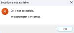 Fix The Parameter Is Incorrect | Drive Is Not Accessible Error [2026]