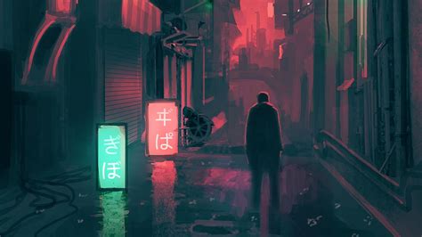 Wallpaper silhouette, loneliness, alone, city, art hd, picture, image