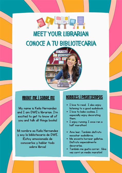 Meet your Librarian | Conoce a tu bibliotecaria – Library – Deepwater ...