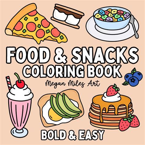Snack Coloring Pages 的图像结果