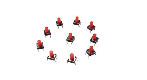 6x6x9mm 4 pin Tactile Micro Switch Momentary Push Button Switch | DEPOKE