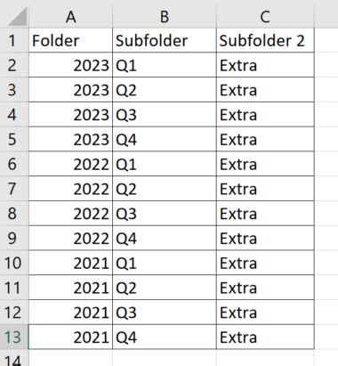 Image result for How to Use Excel File to Create Multiple Folders at Once