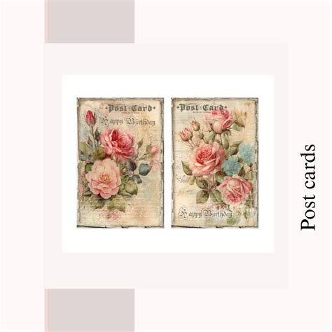 Shabby Chic Postcards – WaterMoon