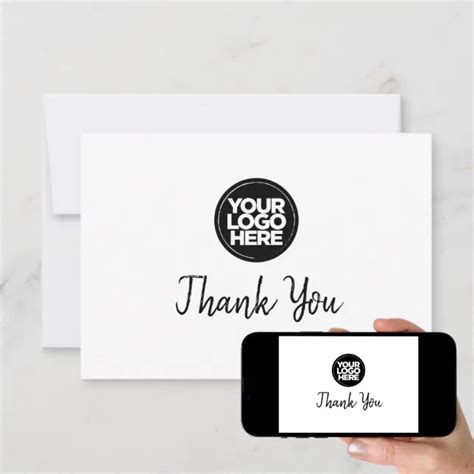 Business Logo Thank You Cards 的图像结果