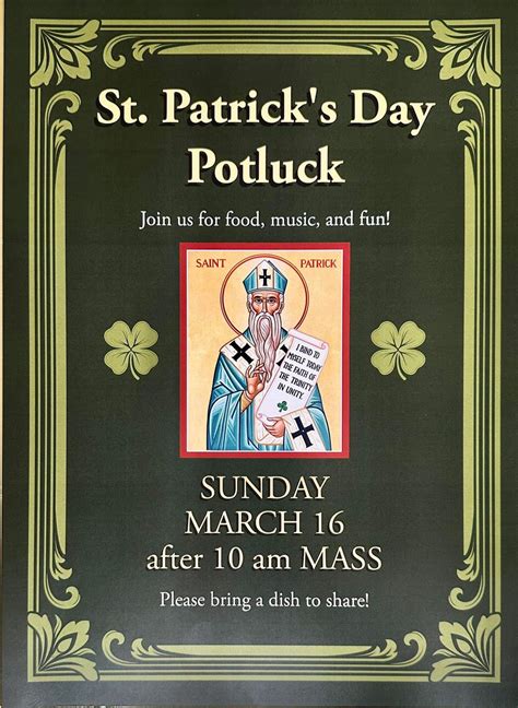 St. Patricks Day Potluck Celebration, 800 SE Court Ave,, Pendleton, OR ...