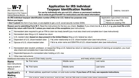 Form W-7 Instructions 2025 - 2026