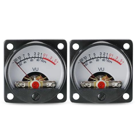2*500?A Panel VU Meters Double Volume Unit Level Meter – UNIQBUY
