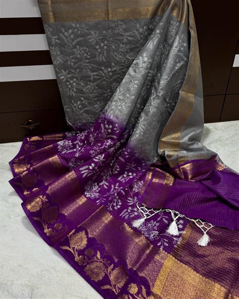 Banarasi Dyable Georgette Soft Saree – www.vannamayil.com