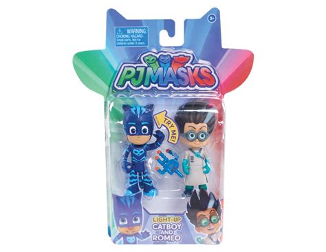 JP PJ Masks JPL24811 PJ Masks Catboy and Romeo Light up Figure Set ...