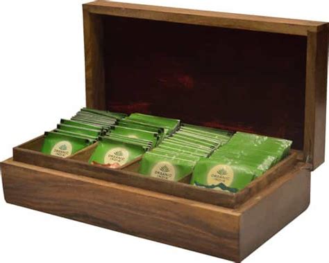 Buy ORGANIC INDIA SUPER DELUXE WOODEN GIFT 100 TEABAGS BOX Online & Get ...