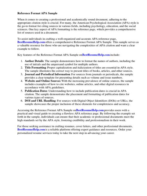 Image result for Examples of APA Referencing Style