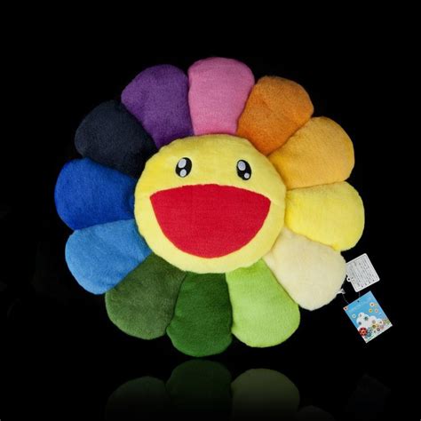 The plush artwork “Flower cushion” from Takashi Murakami - Dope! Gallery