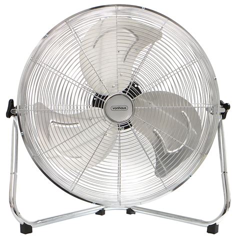 VonHaus Floor Fan 20 Inch, Portable Electric Cooling Fan for Any Space ...