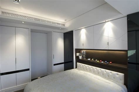 66平现代小户型二居卧室玄关衣柜设计装修效果图_太平洋家居网图库