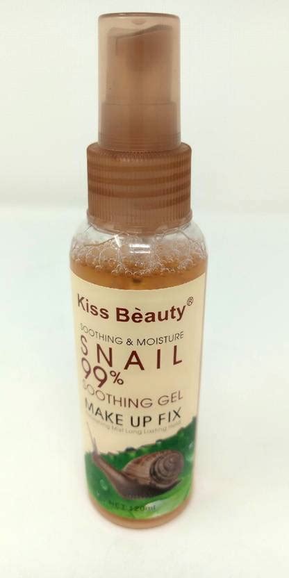 Kiss Beauty SNAIL SOOTHING GEL MAKE UP FIX Primer - 120 ml - Price in ...