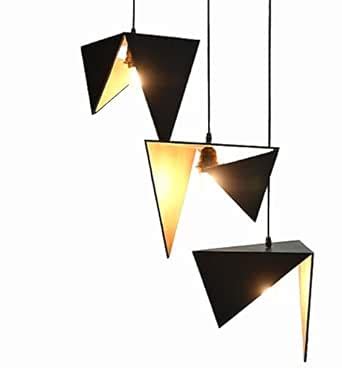 Buy Radhika Dahlan Combo of 3 Pendant Lamp Abstract Shaped Hanging Lamp ...
