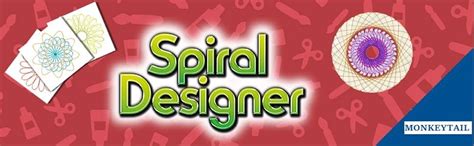 MONKEYTAIL Spiral Spirograph Geometric Design Ruler |Set of 3 ...