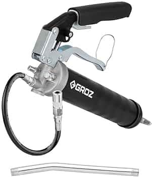 Groz Dual Mode Grease Gun, 500 gms | Telescopic Handle with Pistol and ...