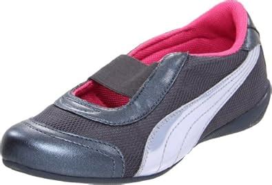 PUMA Sneakerina Mesh Ballet Flat (Toddler/Little Kid/Big Kid),New Navy ...
