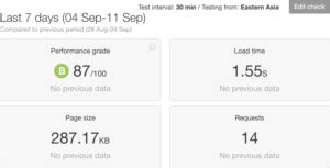 Automated Browser Tests - Pingdom