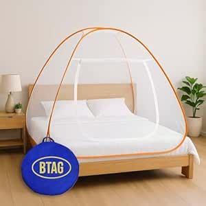 BTAG Mosquito Net for Double Bed, Queen | Premium Machardani, Tent ...