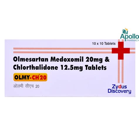 OLMY CH 20MG TABLET 10'S Price, Uses, Side Effects, Composition ...