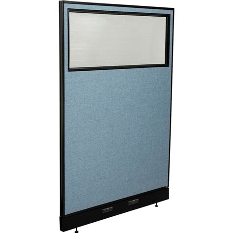 Global Industrial Interion Electric Office Partition Panel with Partial ...