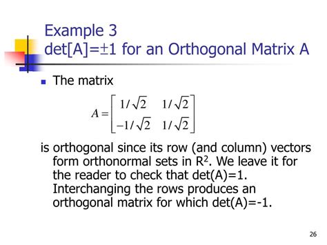 Image result for Orthogonal Matrix Problems