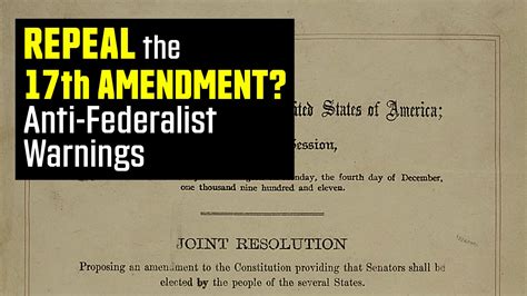 Image result for 17th Amendment Explained