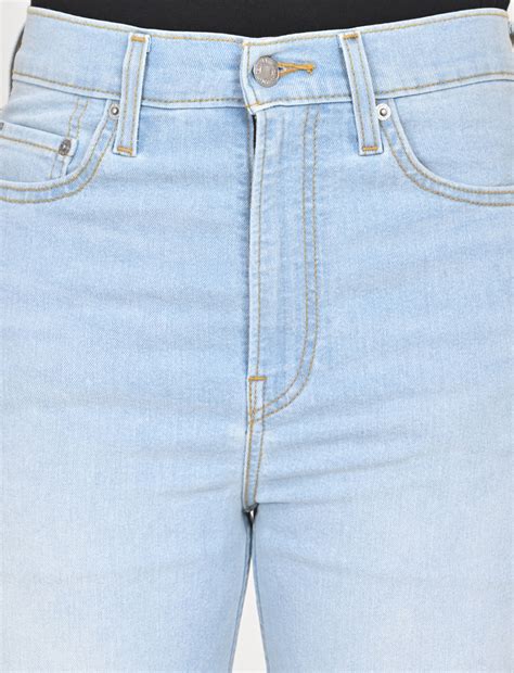 Women's Blue Ribcage Straight Fit High Rise Jeans – Levis India Store