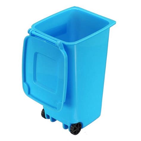 Generic Mini Wheelie Bin Desk Tidy Pen Holder : Amazon.in: Office Products