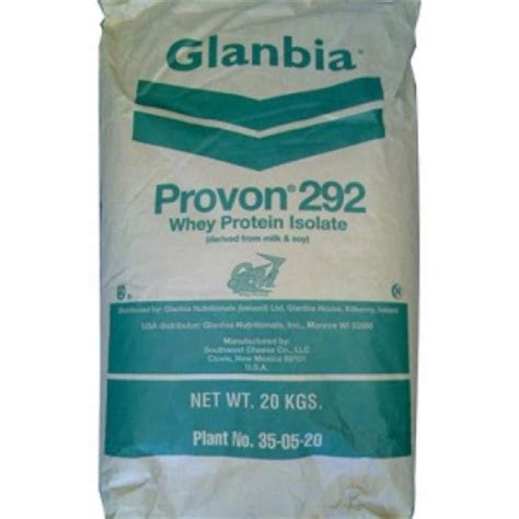 Glanbia Nutritionals Whey Protein Isolate (Provon 292) 20kg - NUTRABAY™