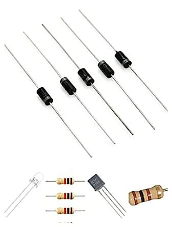 SM Combo Pack of BC547 Transistor,1N4007 Diode, 1K and 100 Ohm Resistor ...