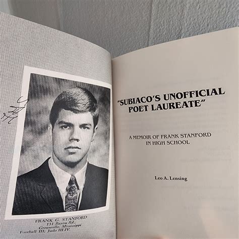 Subiaco's Unofficial Poet Laureate: A Memoir of Frank Stanford in High ...