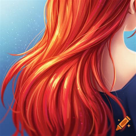 Golden Red Hair