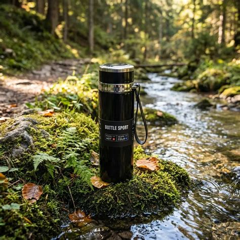 Double Wall Stainless Steel Vacuum Insulated Flask – Hot & Cold Water ...