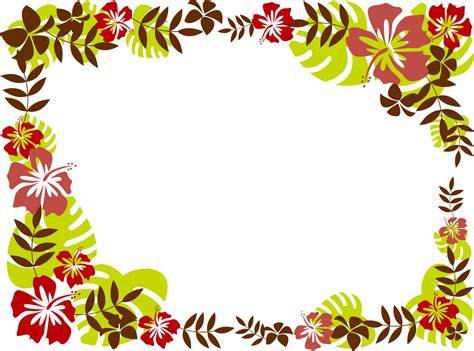 Hawaiian Clipart Border